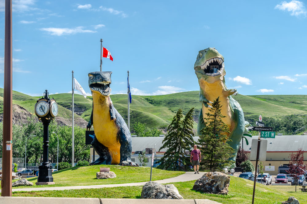 Drumheller-Dinosaures
